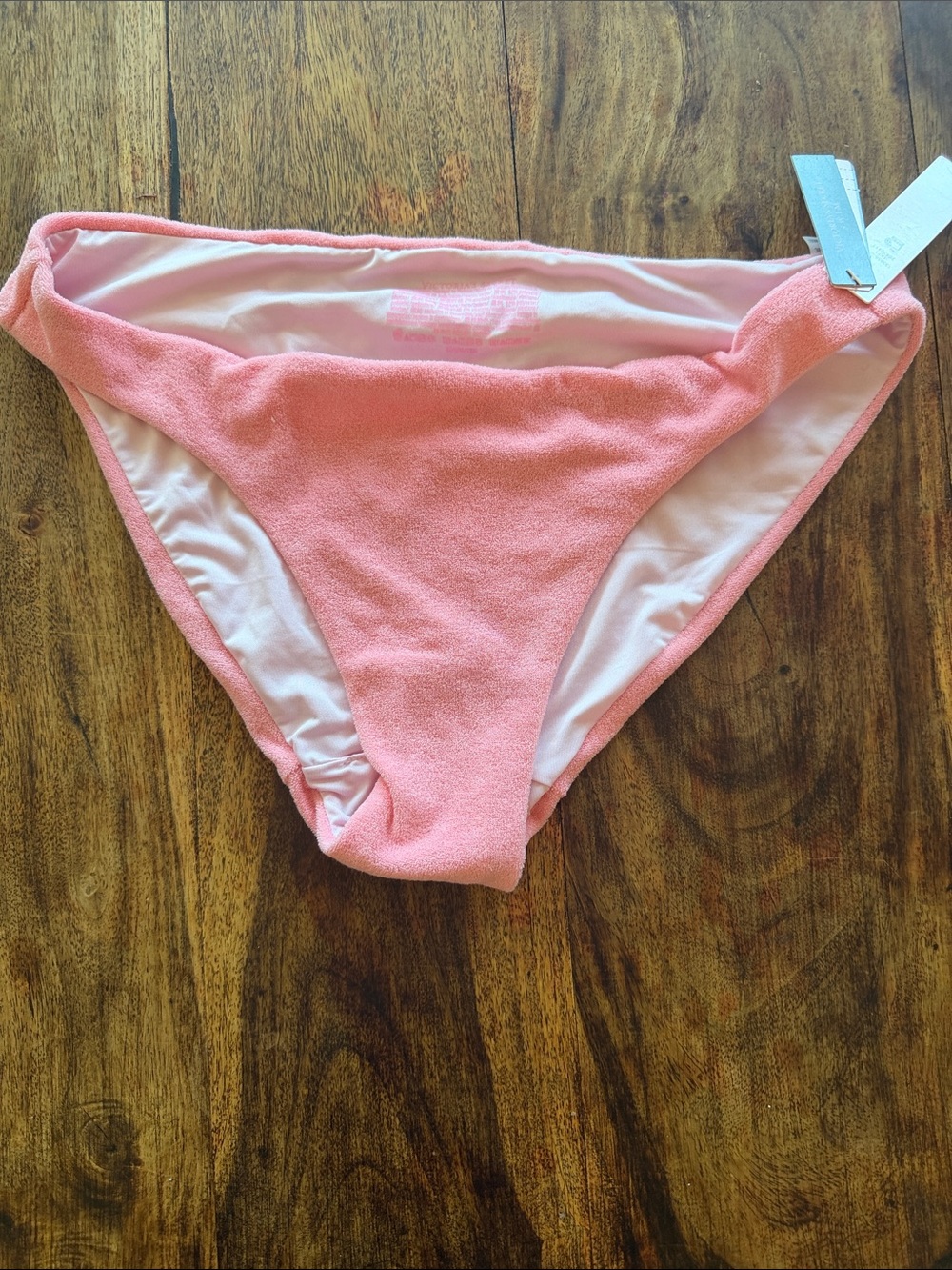 Victorias Secret Pink Terry Cloth Bikini Bottoms